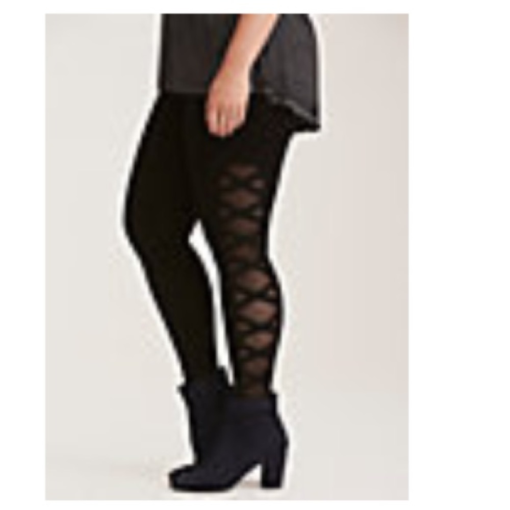Torrid mesh insert leggings